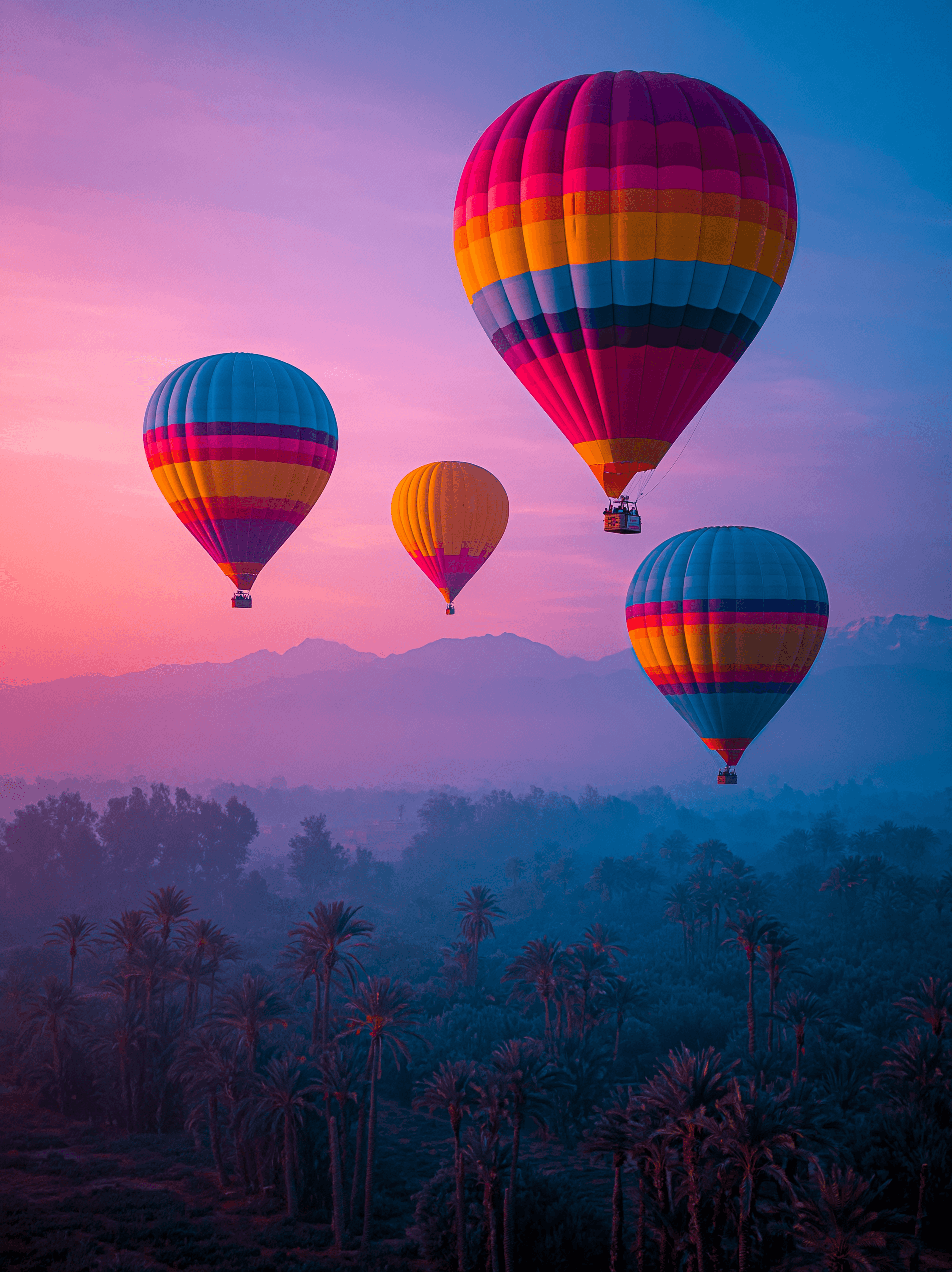 Hot Air Balloon at Dawn