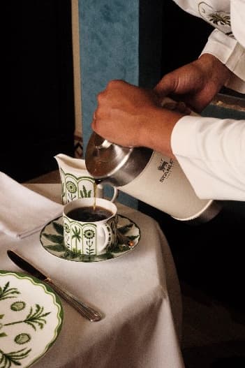 Moroccan coffee ritual